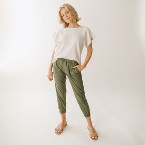 ALBION Jetsetters Jogger Olive Green S